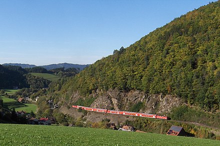 The Höllentalbahn is one of many scenic railway lines in the Black Forest