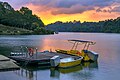 Boats at MacRitchie Reservoir, Singapore, at sunset - 20121029.jpg