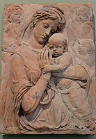 Virgin and Child, terracotta