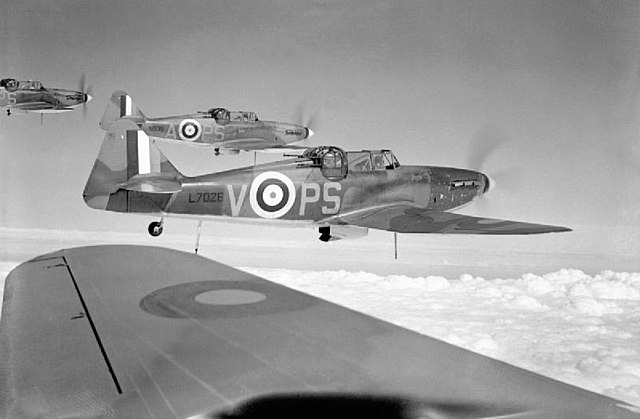 Defiants of No. 264 Squadron in 1940.