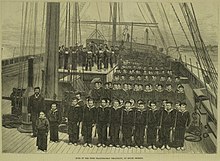 Boys of the Tyne Training-Ship Wellesley, at South Shields, 1876 Boys of the Tyne Training-Ship Wellesley, at South Shields - ILN 1876.jpg