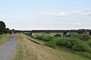 Eisenbahnbrücke über die Lippe in Dorsten Hervest, Am Katenberg, Nordrhein Westfalen