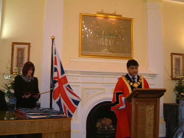 A British citizenship ceremony in the London Borough of Tower Hamlets, 2005
