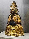 Thumbnail for File:Bronze figure of Bixia Yuanjun Qing Dynasty 1644-1911 CE Beijing China.jpg