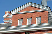 Details of the Historic Brunswick city hall (1898), Georgia, US