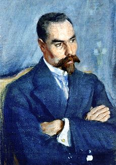 S. V. Maľutin: Portrét V. J. Briusova, 1913