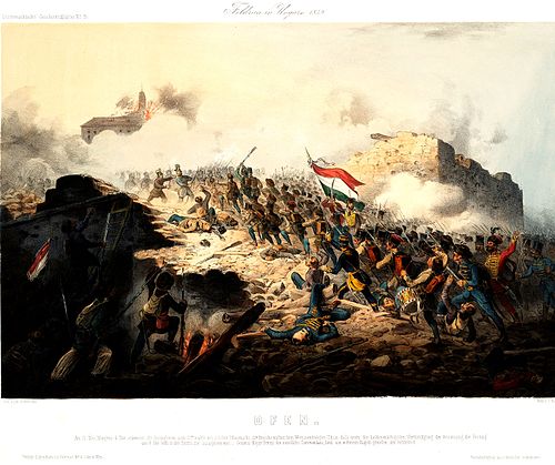 The Siege of Buda in May 1849