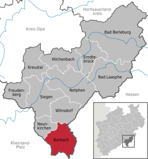 Burbach, North Rhine-Westphalia Municipality in North Rhine-Westphalia, Germany