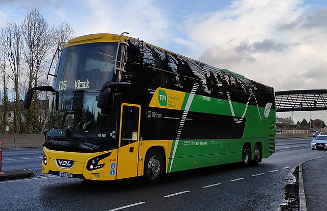 Bus Éireann VDL Futura Double Decker working a 115 Service from Dublin Connolly to Kilcock
