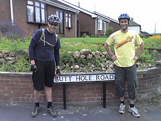 <span class="mw-page-title-main">Butt Hole Road</span> Former name of a street