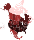 Thumbnail for COVID-19 pandemic in North America