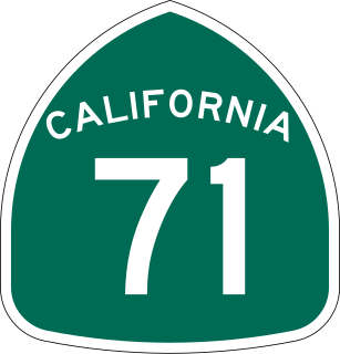 California State Route 71 Highway in California