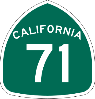 <span class="mw-page-title-main">California State Route 71</span> Highway in California