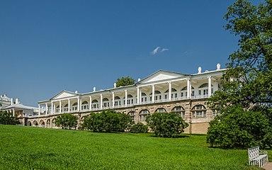 Cameron gallery in Catherine park of Tsarskoe Selo.