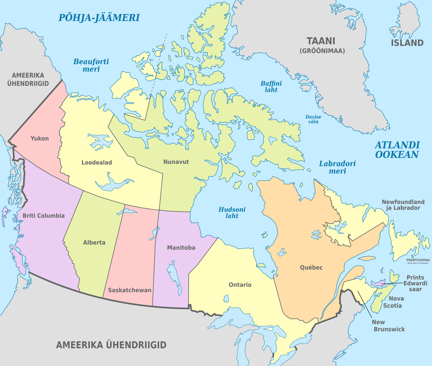 Канада сколько. Административно-территориальное деление Канады. Территориально административное деление Канады. Административное территориальное деление Канады. Провинции и территории Канады на карте.