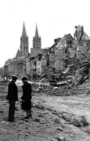 Canadian bulldozer in Caen