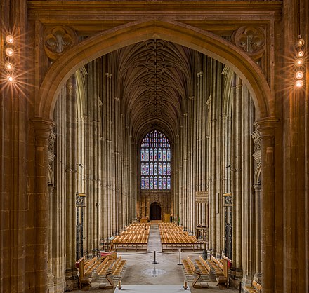 Canterbury Cathedral nave, 1377