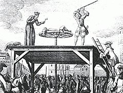 The execution of Louis Dominique Cartouche, 1721