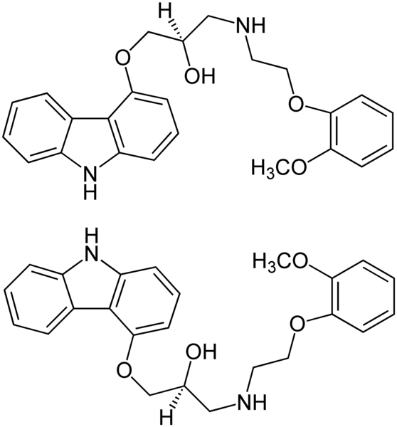 File:Carvedilol Enantiomers Structural Formulae.png