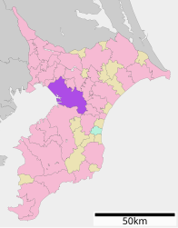 Chiba - Mapa