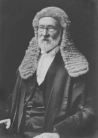 Sir Samuel Griffith, first Chief Justice of Australia