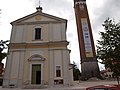 Facciata e parte del campanile