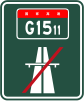 G1511 Freeway end