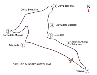 <span class="mw-page-title-main">1947 San Remo Grand Prix</span> Motor car race