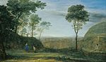 Claude Lorrain - Landscape with Christ appearing to St. Mary Magdalene ("Noli me tangere") - Google Art Project.jpg