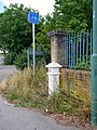 19th-century coal duty boundary marker in Bowmans. [1]