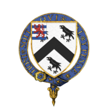 Coat of Arms of Sir Cennydd Traherne, KG, TD.png