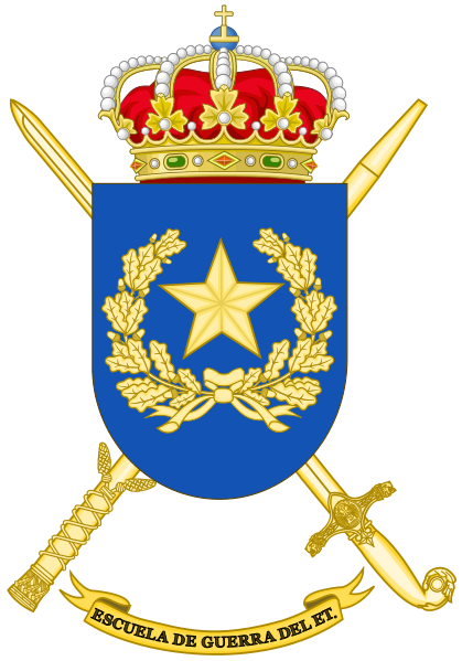 File:Coat of Arms of the Spanish Army War College.svg