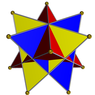 Compound of three tetrahedra Polyhedral compound