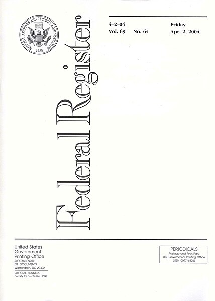 File:Cover of the Federal Register.jpg