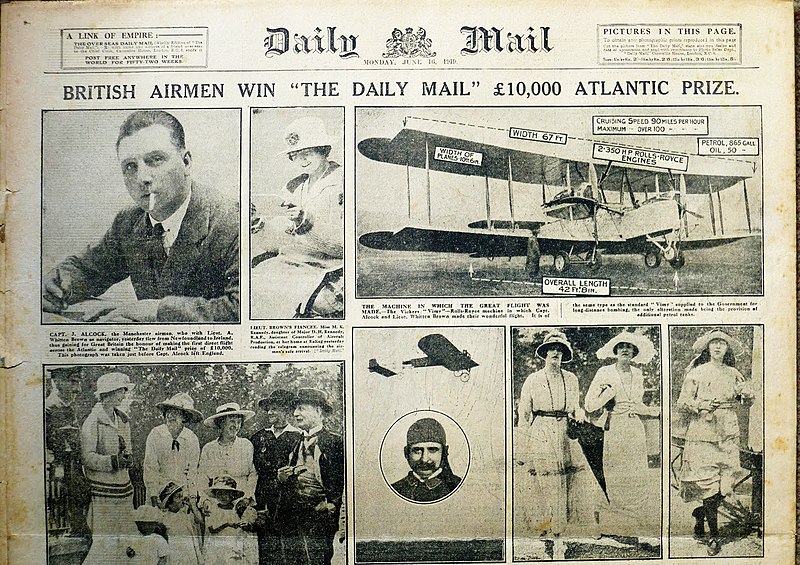 File:Daily Mail Front Cover June 16 1919.jpg