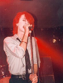 Rozz Williams no concerto do Daucus Karota