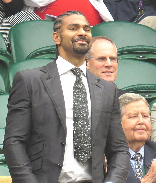 Haye at Wimbledon, 2014