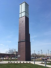 Deese Clock Tower is named for alumni benefactors Willie A. and Carrol C. Deese Deese Clock Tower.jpg