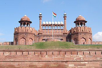Delhi, India, Red Fort Facade.jpg
