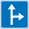E11.7: Continue straight or turn right