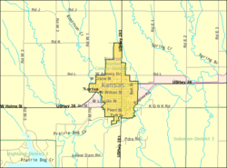 Detailed map of Norton, Kansas