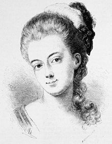 Auguste Leonhart, sister of Bürger's wife, and the "Molly" of his poetry. (Source: Wikimedia)