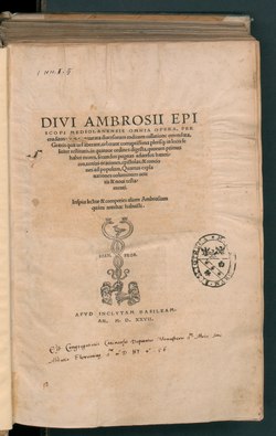 Ambrosius Av Milano
