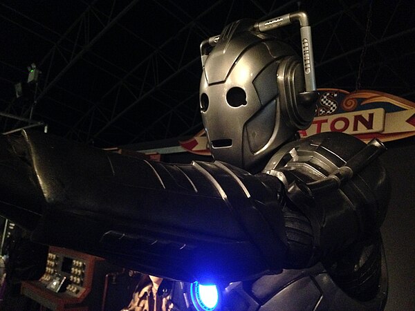 The redesigned Cybermen as they appear at the Doctor Who Experience.