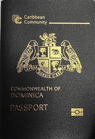 <span class="mw-page-title-main">Commonwealth of Dominica passport</span> Passport of the Commonwealth of Dominica issued to Dominican citizens