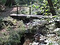 Der linke Nebenfluss der Düte, der Schlochterbach, beim Dreiländereck