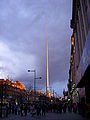 View from O'Connell Street at dusk
