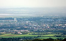 Luchtfoto van Dundalk