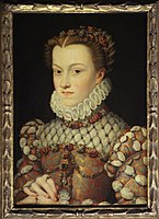 1571 English: François Clouet, Elisabeth of Austria, Queen of France