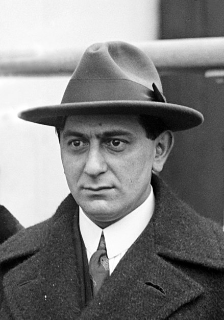 Photo of Ernst Lubitsch wearing a hat